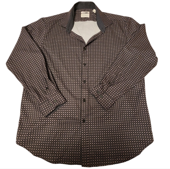 construct Other - Construct Men's Geo 4-Way Stretch Casual Dress Shirt